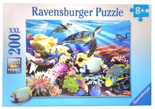פאזל  200 חלקים XXL זוהר - צב באוקיינוס