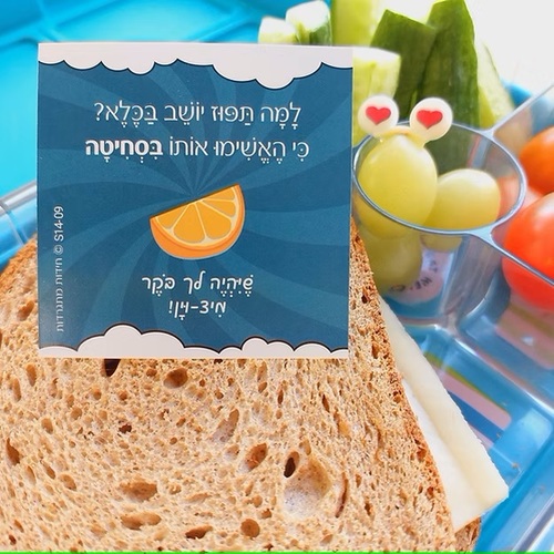בדיחידות מתגרדות לארוחת העשר -  לגילאי 11 ומעלה