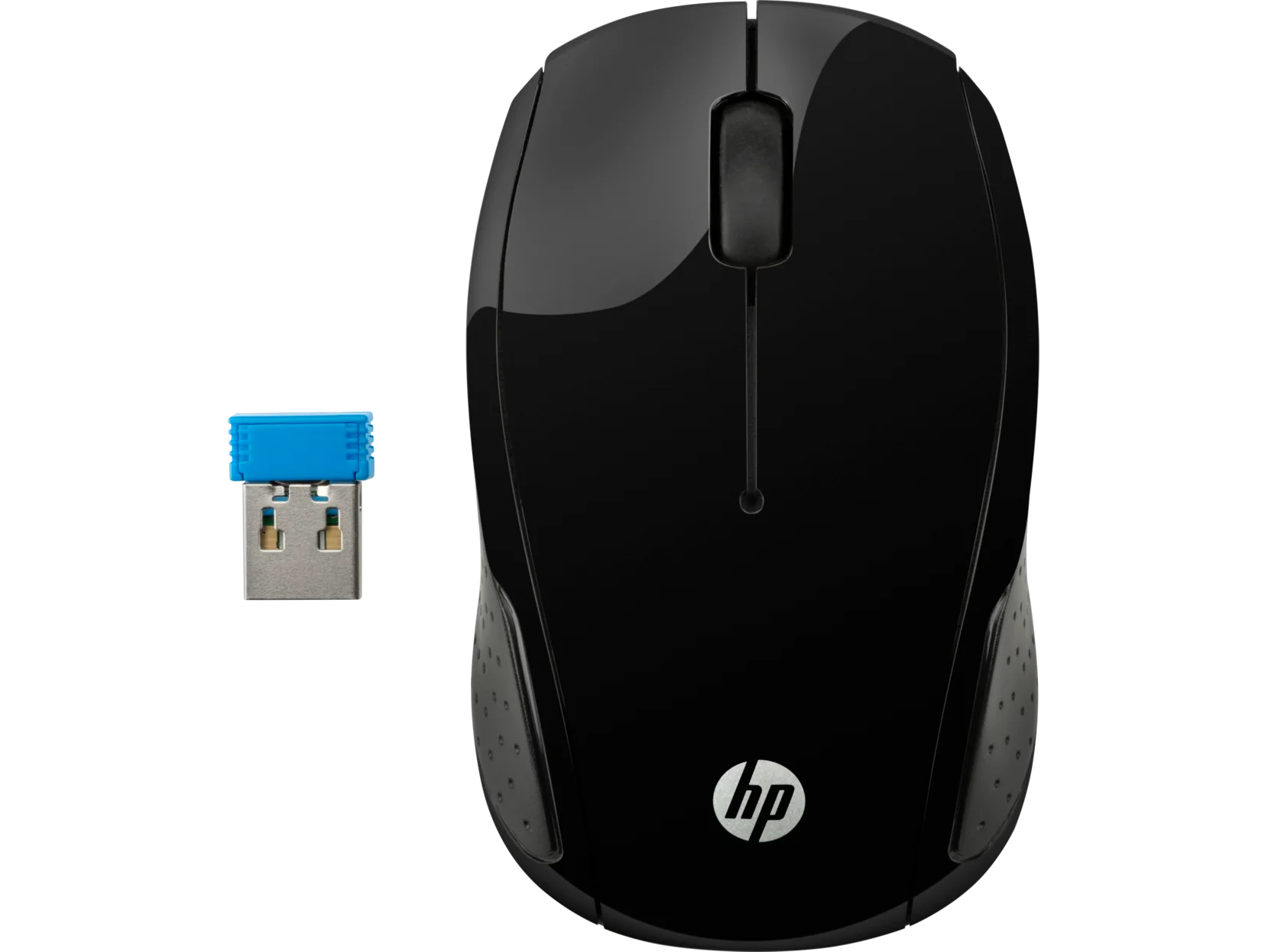 עכבר HP אופטי אלחוטי שחור - דונגל ננו 200 X6W31AA