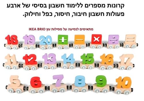 רכבת המספרים מ1 עד 20 QT08