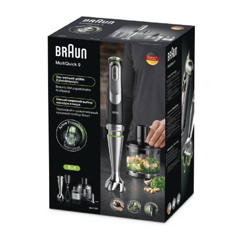 בלנדר מוט משולב 1200 וואט Braun MQ9138XI