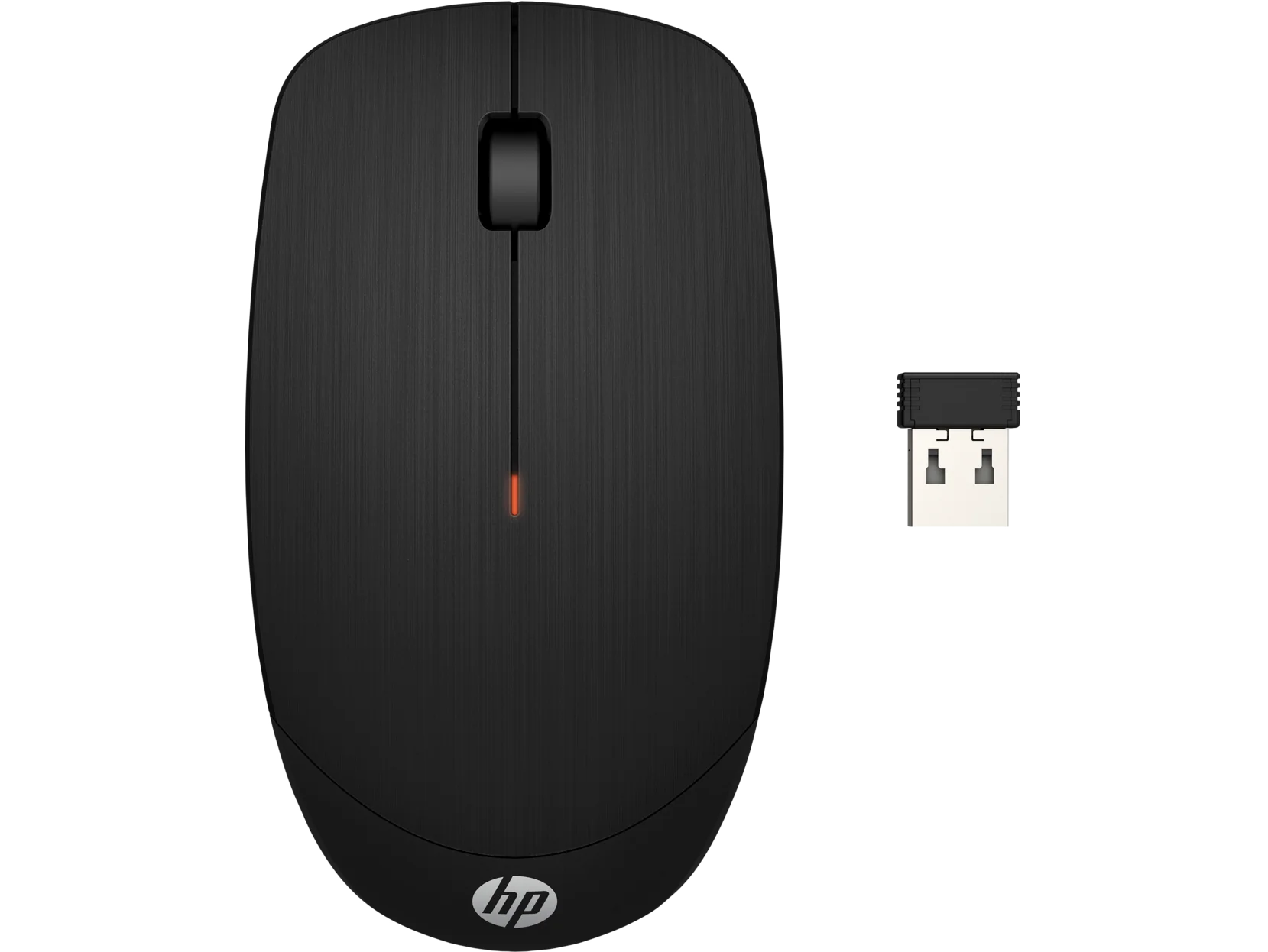 עכבר HP אופטי אלחוטי גדול - דונגל ננו X200 שחור 6VY95AA