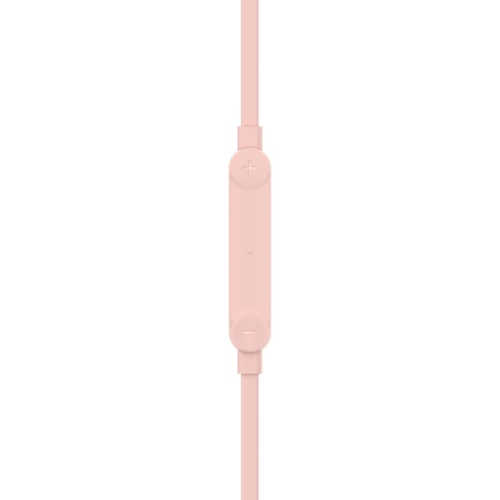אוזניות חוטיות Belkin SoundForm Earbuds USB-C עם בקרת עוצמת שמע מתכווננת - ורוד