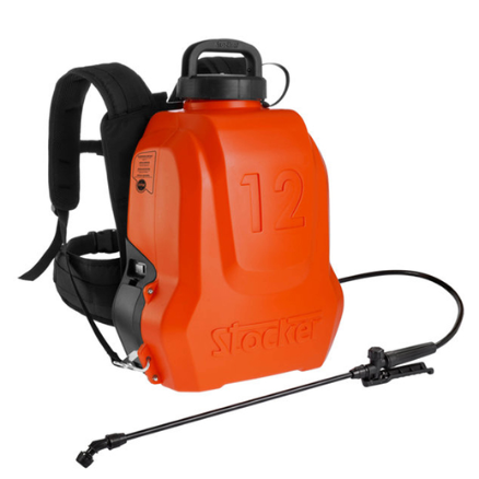 מרסס גב נטען מקצועי - 12 ליטר כולל סוללת ליתיום 18V נטענת