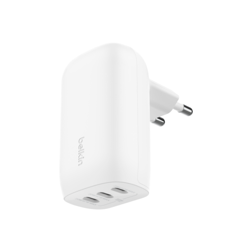 מטען קיר 3 יציאות Belkin BoostCharge USB-C PPS 67W לבן