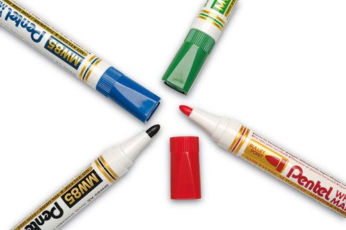 4 טושים צבעוניים ללוח WHITEBOARD MARKERS דגם MW85
