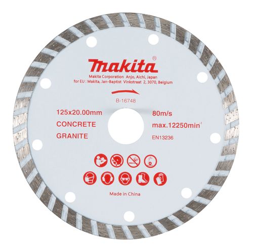 להב יהלום למסור נטען 125 לבטון וגרניט MAKITA