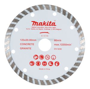 להב יהלום למסור נטען 125 לבטון וגרניט MAKITA