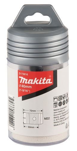 כוס קידוח TCT לפטישון SDS PLUS 72X50X40 לבלוקים MAKITA