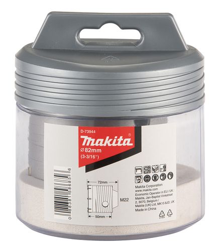 כוס קידוח TCT לפטישון SDS PLUS 72X50X82 לבלוקים MAKITA