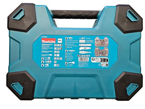 סט מקדחים וביטים HD 104 חלקים MAKITA