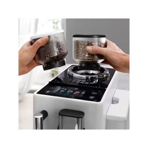 מכונת קפה אספרסו אוטומטית Delonghi EXAM440.55W Rivelia - צבע קרם