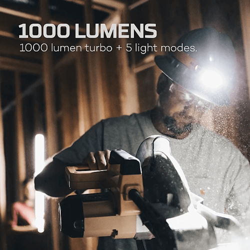 פנס ראש 3 נורות מקצועי NEBO Master Series HL1000