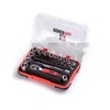 סט בוקסות מיני דרייב "1/4, 25 חלקים 4-13 מ"מ כולל ביטים