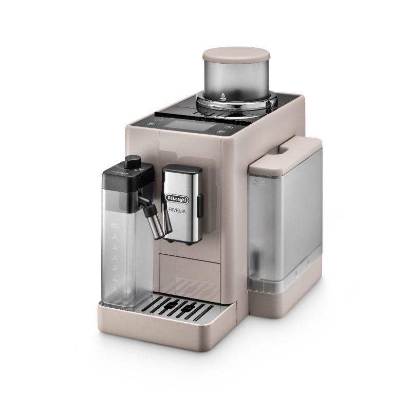 מכונת קפה אספרסו אוטומטית Delonghi EXAM440.55.BG Rivelia - צבע קרם