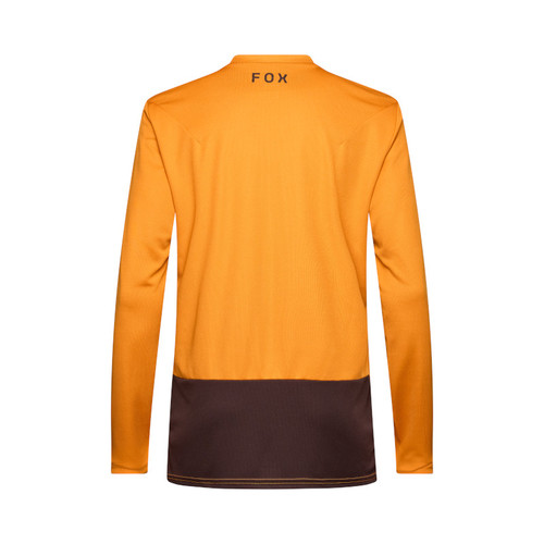 חולצת רכיבה ארוכה פוקס כתום - FOX RANGER LS JERSEY FOX HEAD V25