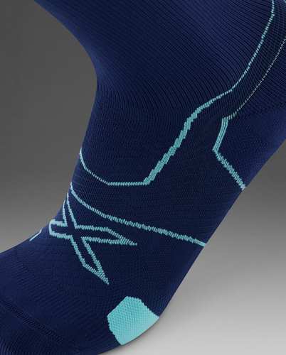 גרבי ריצה Vectr Cushion Crew Socks MDN/RTB