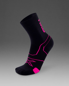 גרבי ריצה Vectr Cushion Crew Socks BLK/FSA