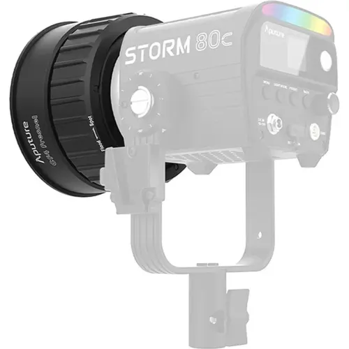 עדשת פרסנל לפנס Aputure STORM 80c
