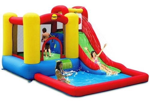 מתקן קפיצה ומים אזור ההרפתקאות Happy Hop דגם 9271 