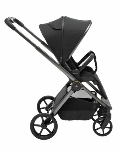 עגלת ספורטליין Cielo Pro 2025 ריפוד שחור / ידית שחורה / שלד אפור מוברש