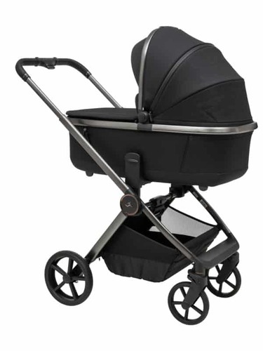 עגלת ספורטליין Cielo Pro 2025 ריפוד שחור / ידית שחורה / שלד אפור מוברש