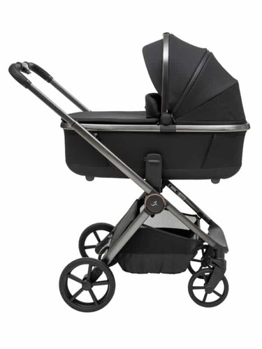 עגלת ספורטליין Cielo Pro 2025 ריפוד שחור / ידית שחורה / שלד אפור מוברש