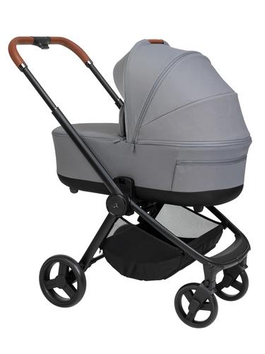 עגלת ספורטליין 2025 Cielo Basic ריפוד אפור / ידית חומה / שלד שחור
