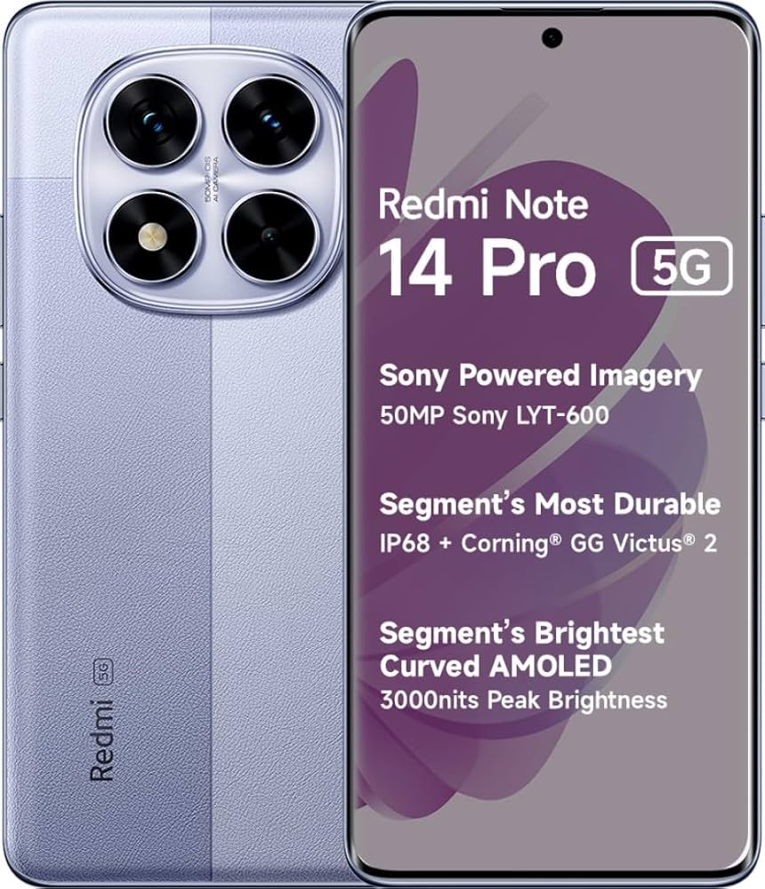 טלפון סלולרי Xiaomi Redmi Note 14 Pro 5G Global 512GB 12GB RAM שיאומי