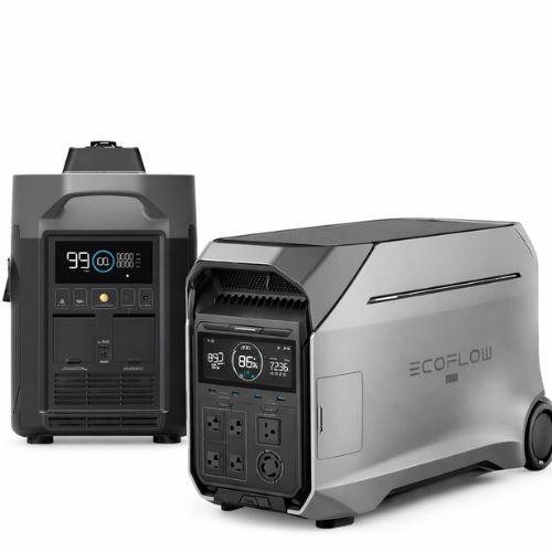 תחנת כח ניידת ECOFLOW DELTA PRO3 - כולל גנרטור חכם מושתק + מקרר נייד לשטח 38L