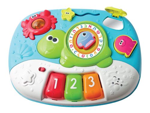 שולחן פעילות ופעלולון למיטה 2 ב-1 