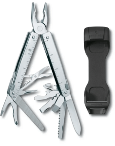 אולר Swiss Tool X כסוף עם תופסן לחגורה