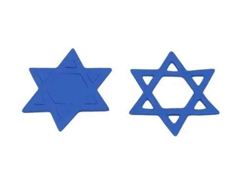 חיתוכי סול דביק בצורת מגן דוד - 120 יח'
