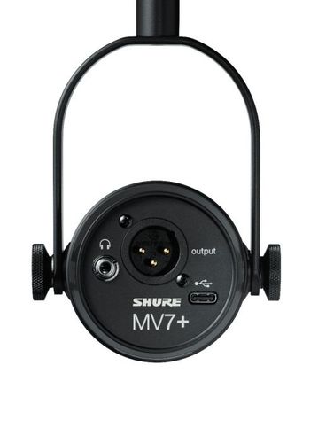 SHURE מיקרופון גיימינג MV7+-K מבית SHURE