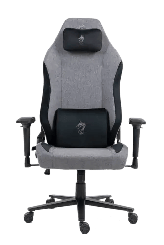 כיסא גיימינג Dragon Alpine צבע אפור שחור