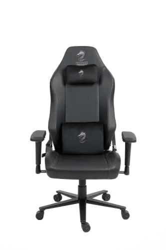 כיסא גיימינג דמוי עור Dragon Alpine D.C צבע שחור