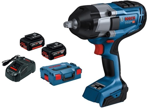 מפתח רטיטה GDS 18V-1000 כולל 2 סוללות 4AH מבית BOSCH