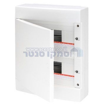 לוח חשמל לבן דקורטיבי 36 מודול מותאם להתקנה על הטיח Gewiss