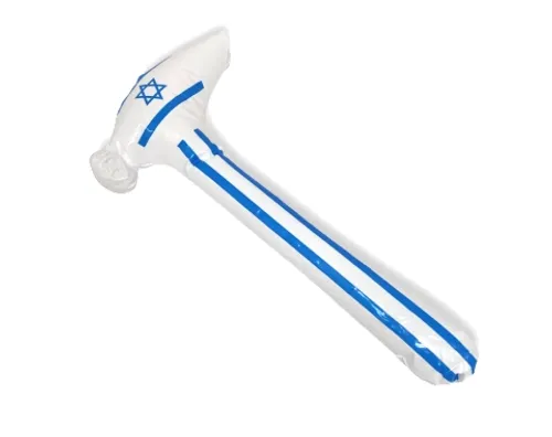 פטיש מתנפח דגל ישראל - 40 ס