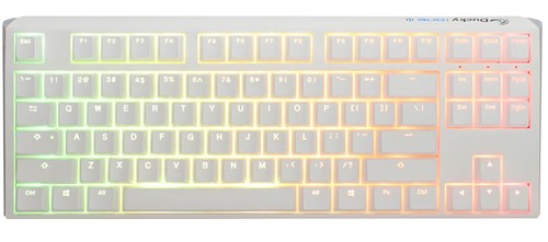 מקלדת מכנית Ducky One 3 RGB TKL Pure White