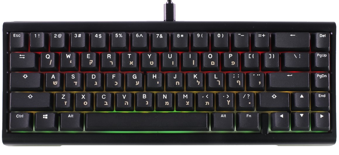 מקלדת מכנית Ducky ProjectD Tinker 65 Cherry Silver Switch