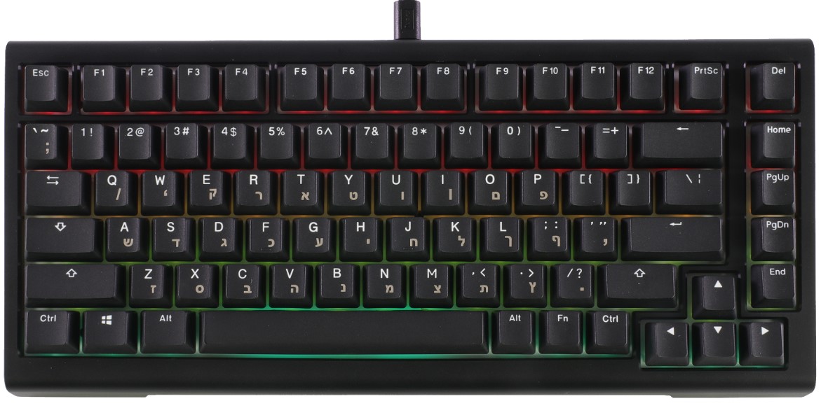 מקלדת מכנית Ducky ProjectD Tinker 75 Cherry