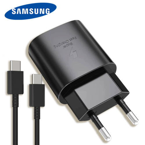 מטען מהיר מקורי סמסונג Samsung Super Fast Charger 25W  - כולל כבל