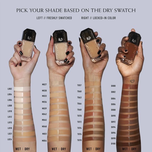 מייקאפ בכיסוי מלא קי ווי די Good Apple Full-Coverage Transfer-Proof Serum Foundation KVD