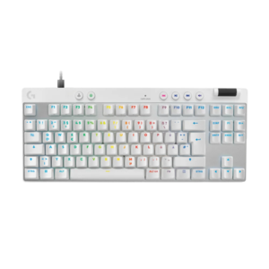  מקלדת גיימינג חוטית PRO X TKL RAPID בצבע לבן מבית LOGITECH 