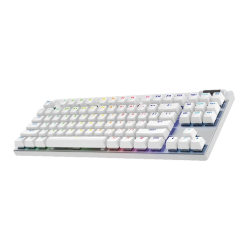  מקלדת גיימינג חוטית PRO X TKL RAPID בצבע לבן מבית LOGITECH 