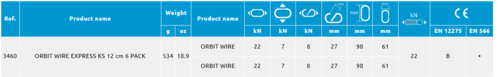 ORBIT WIRE EXPRESS 12 CM 6 PACK
