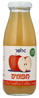 מיץ אורגני תפוח - גרופר 250 מ