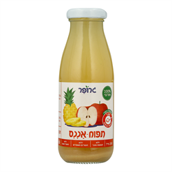 מיץ אורגני תפוח אננס - גרופר 250 מ"ל
