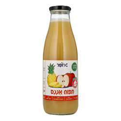 מיץ אורגני תפוח אננס - גרופר 750 מ"ל